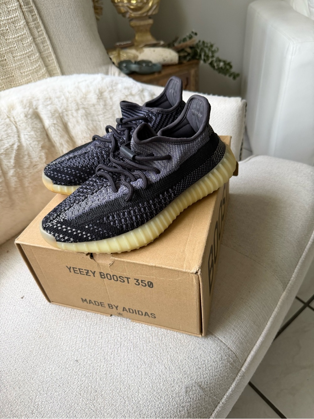 adidas Yeezy Boost 350 V2 - Black and Gum